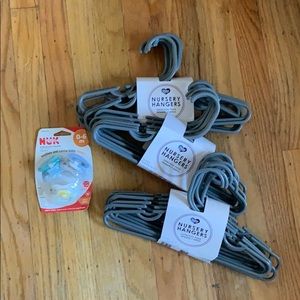 0 to 6 mo pacifier AND nursery hangers